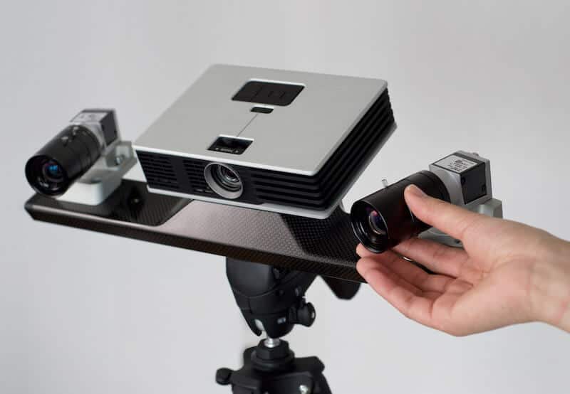 A stationary 3D scanner from Polyga.