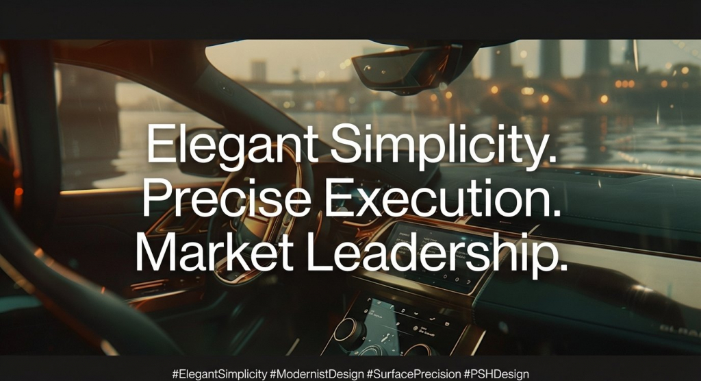 Elegant Simplicity. Precise Execution. Market Leadership. PSH Design closing