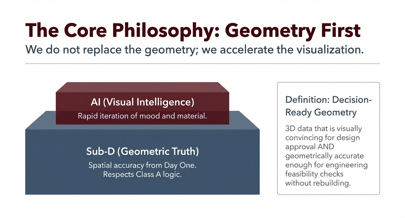the-core-philosophy-geometry-first-sub-d-geomet - PSH Design The Core Philosophy: Geometry First — Sub-D Geometric Truth + AI Visual Intelligence PSH Design